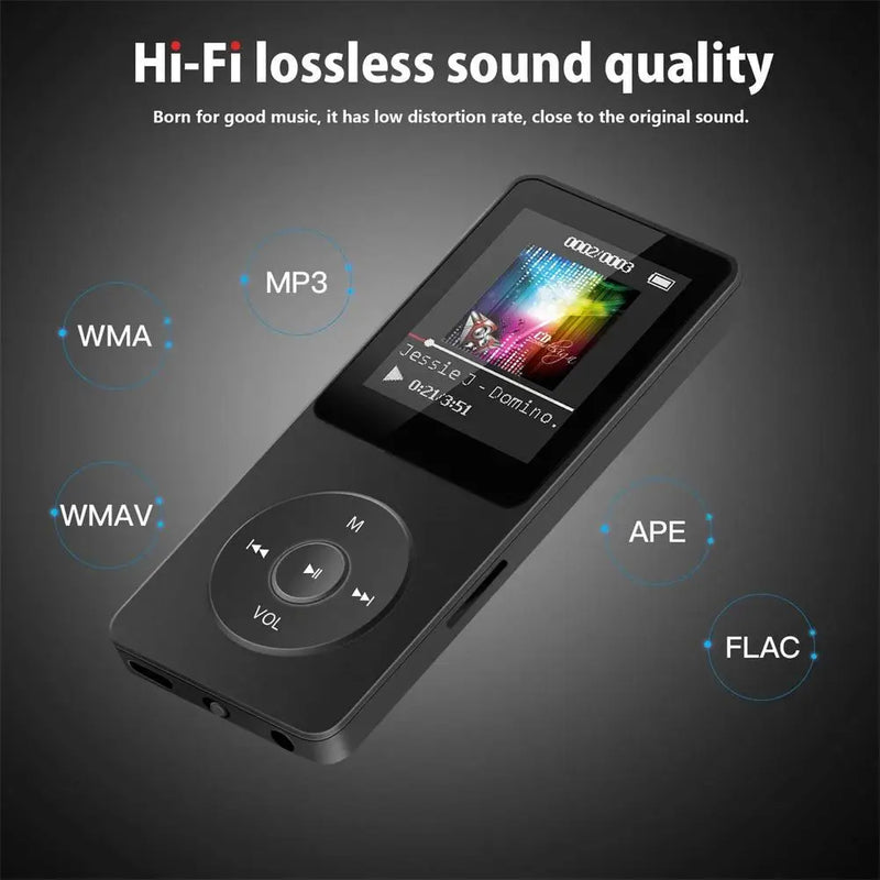 Top Mp3 Music Bluetooth e Rádio FM portátil  Ultra-fino