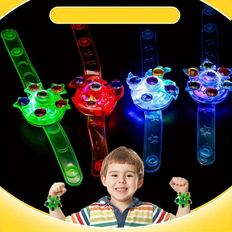 Pulseira Spinner Luminosa  12 Pçs