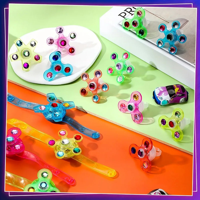 Pulseira Spinner Luminosa  12 Pçs